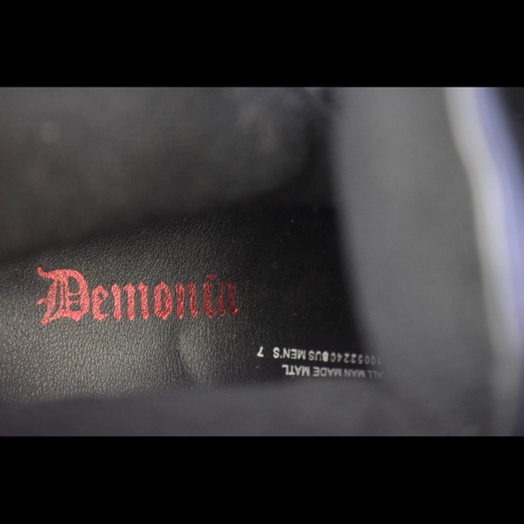 DEMONIA Men's 4" Platform Ankle Boot w/ Hook N' Loop Straps Shoes BOXER-13 Mens7 - Picture 7 of 8